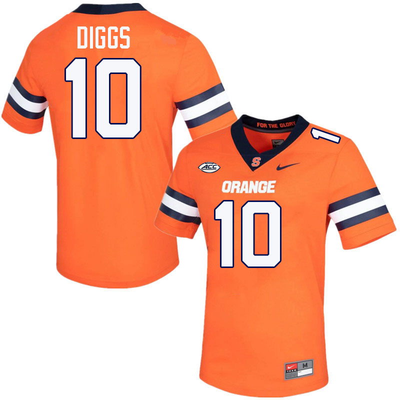 #10 Fadil Diggs Syracuse Orange Jerseys,Syracuse University Football Uniforms,Apparels-Orange